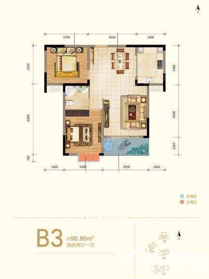 水墨林溪B3户型图