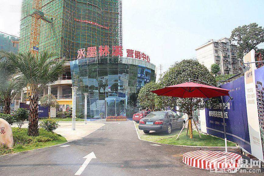 水墨林溪实景图