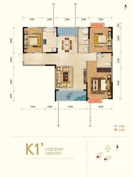 水墨林溪K01户型图