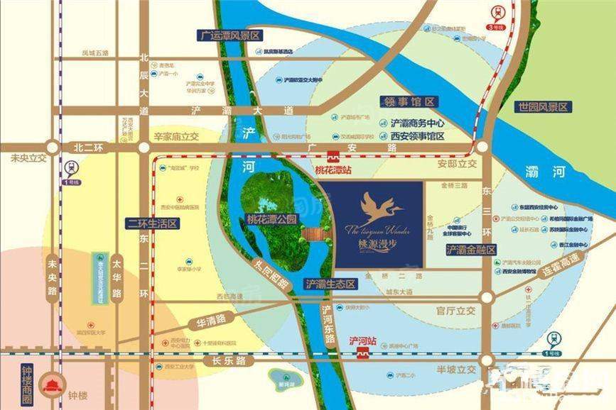 桃源漫步位置图