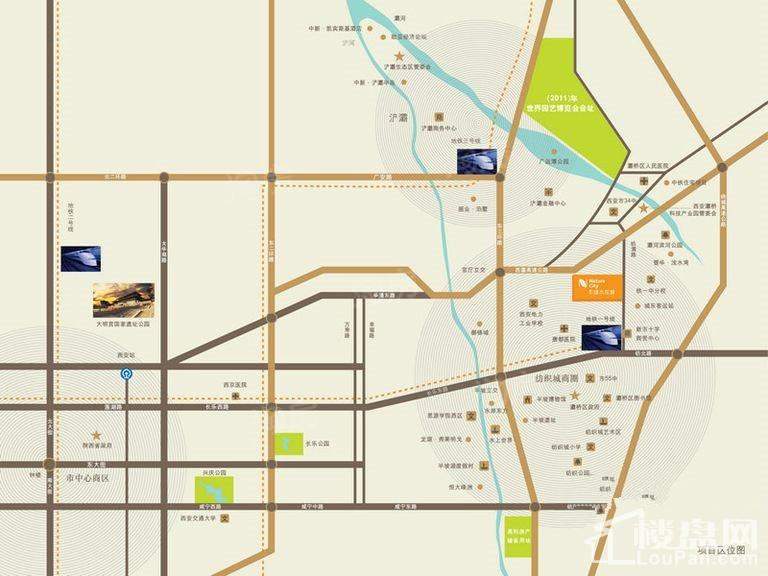 高科绿水东城位置图