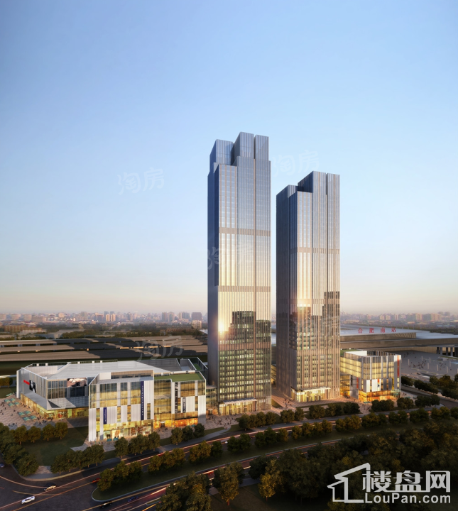 绿地中央广场效果图