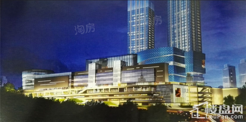 恒大都会广场效果图