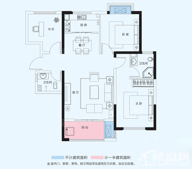 澳海澜庭  44#D户型