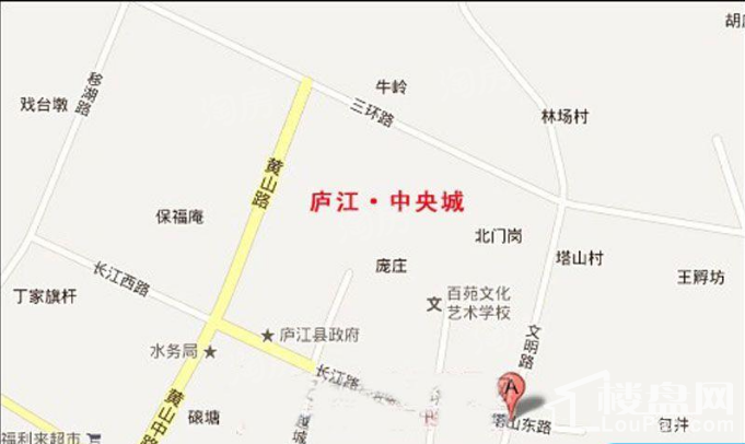 庐江中心城配套图