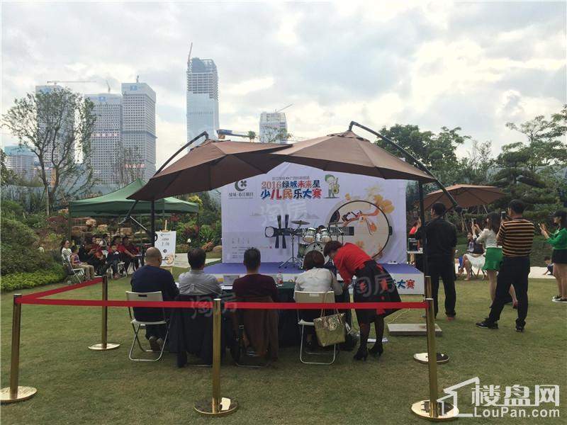 绿城春江明月实景图