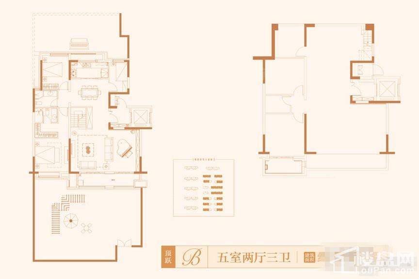 洋房顶跃B户型