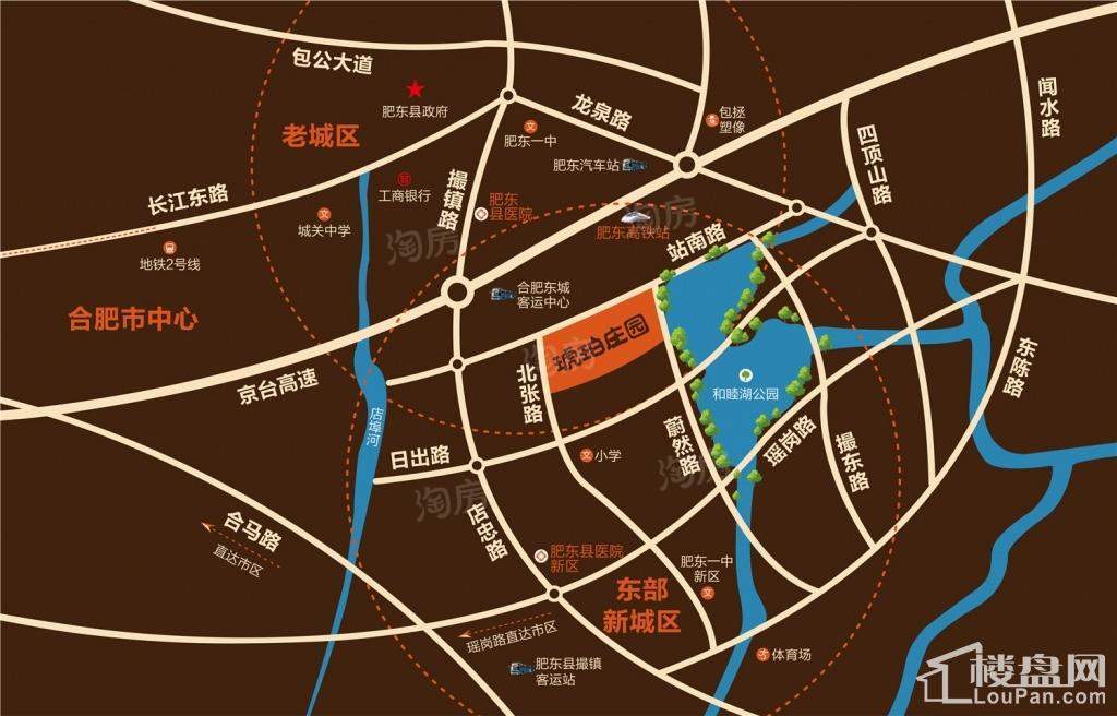 城建琥珀庄园位置图