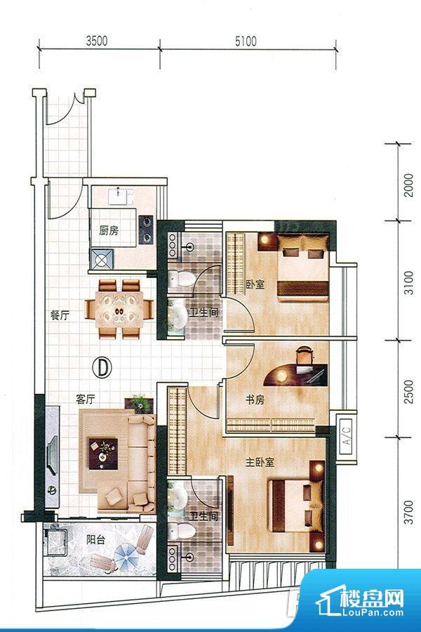 东方文德森岛湖实景图