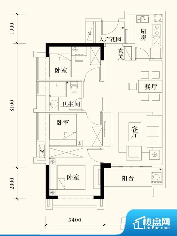 时代花城实景图