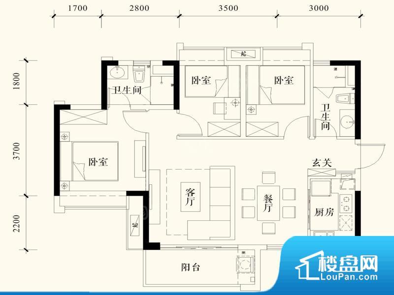 时代花城实景图