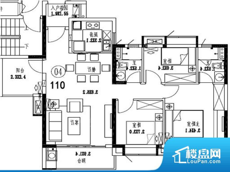 时代花城实景图