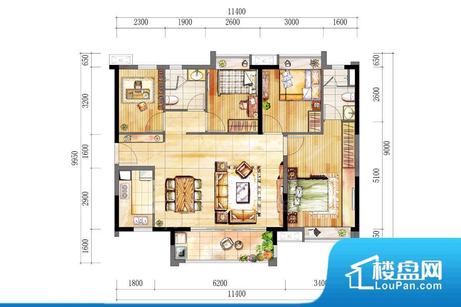 时代春树里实景图