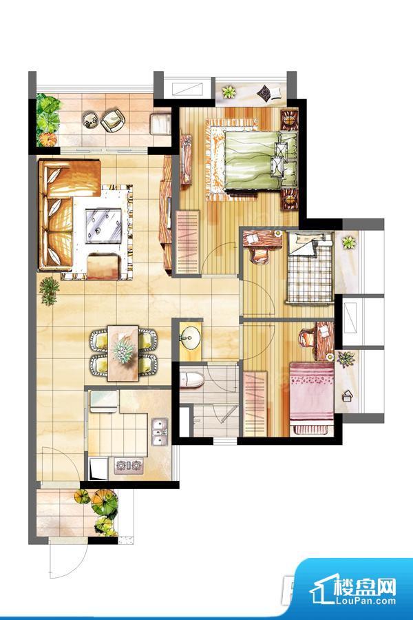 时代水岸实景图