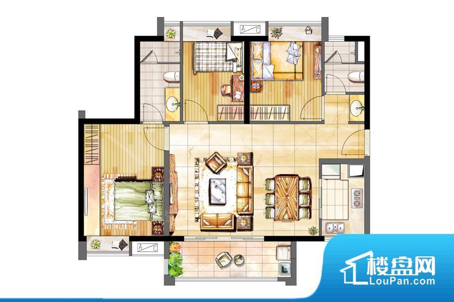 时代水岸实景图