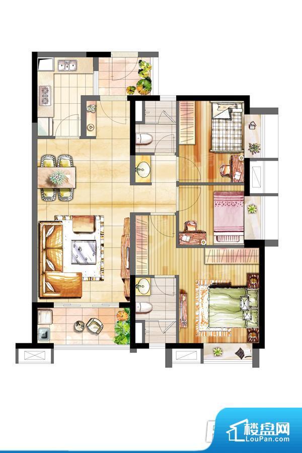 时代水岸实景图