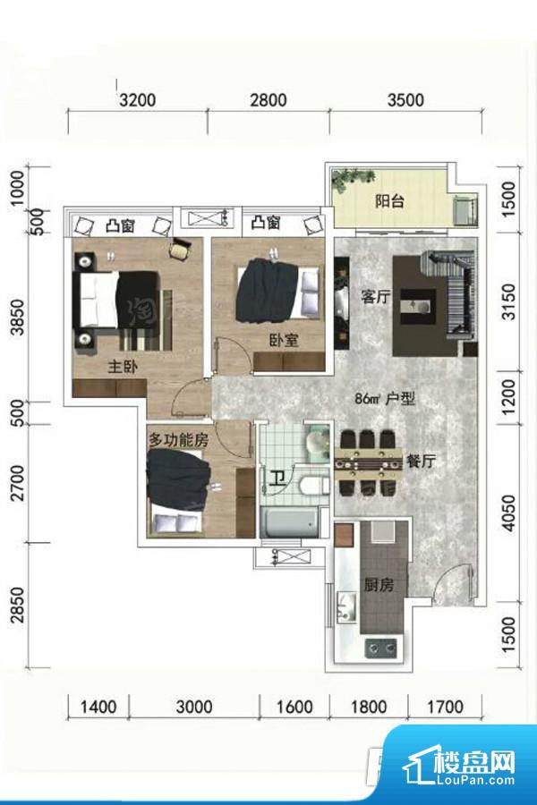 绿地越秀海玥实景图