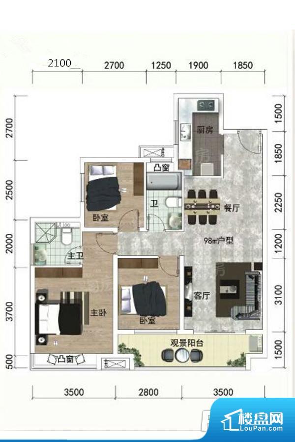 绿地越秀海玥实景图