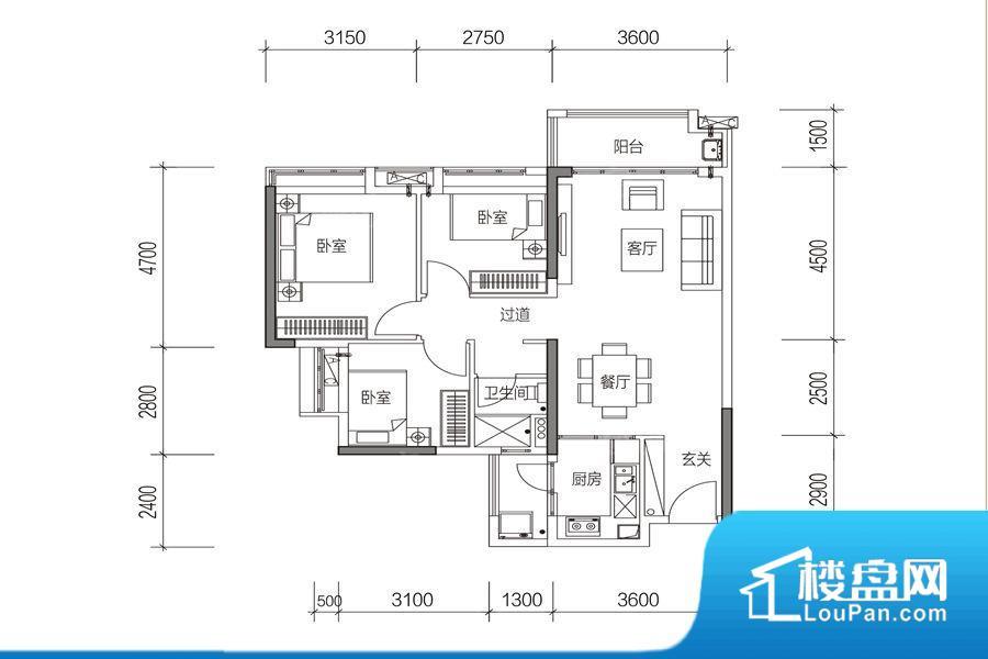 远洋天骄广场实景图