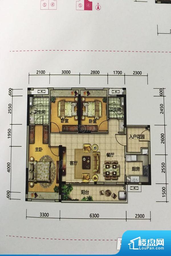 美的花湾城实景图
