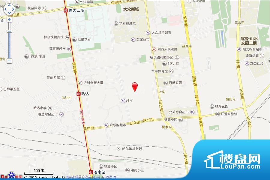 鲁商凤凰城位置图