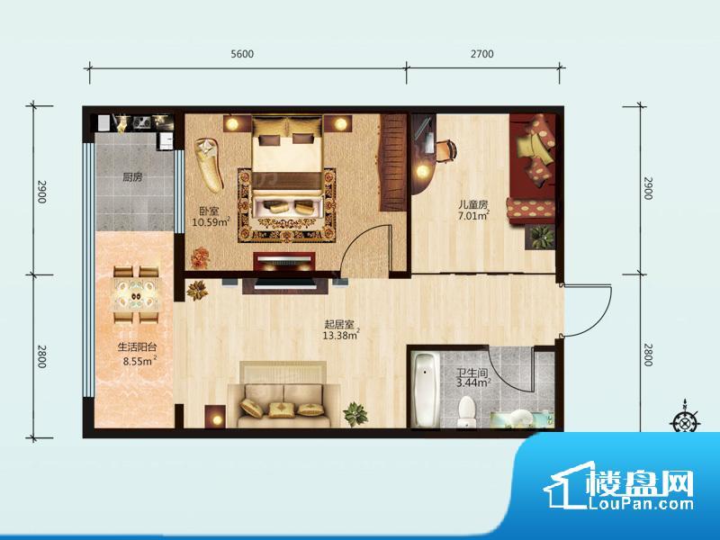 财智公馆实景图
