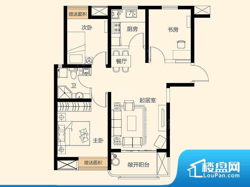 烟台星颐广场实景图