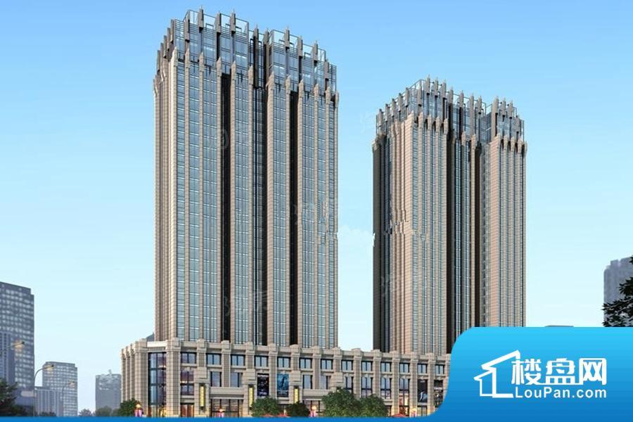 蓝天城市广场效果图