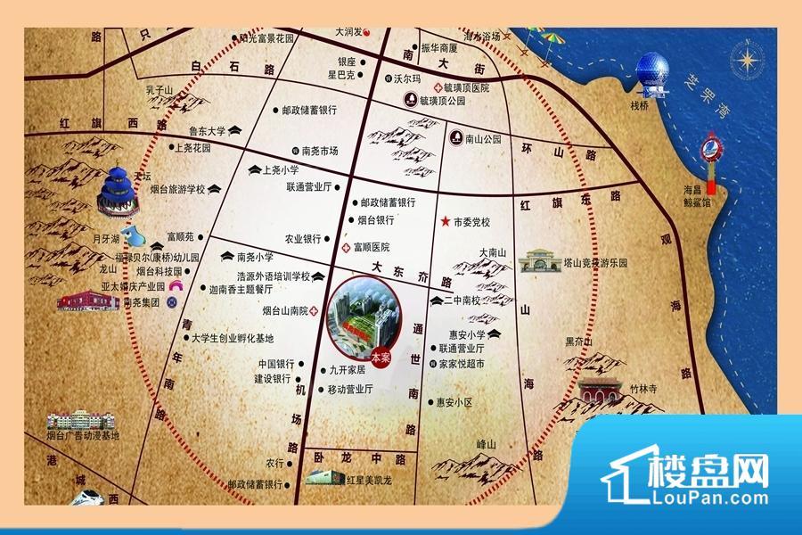 烟台新都汇位置图
