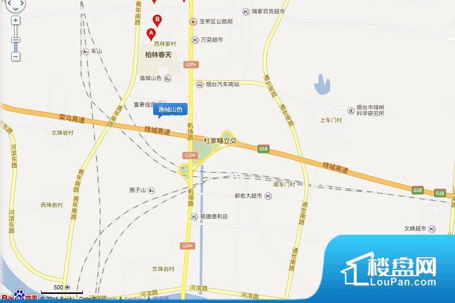 逸城山色位置图