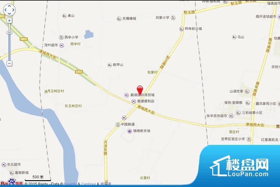 烟台毅德城位置图