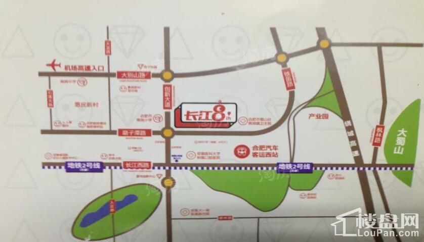 长江8号位置图