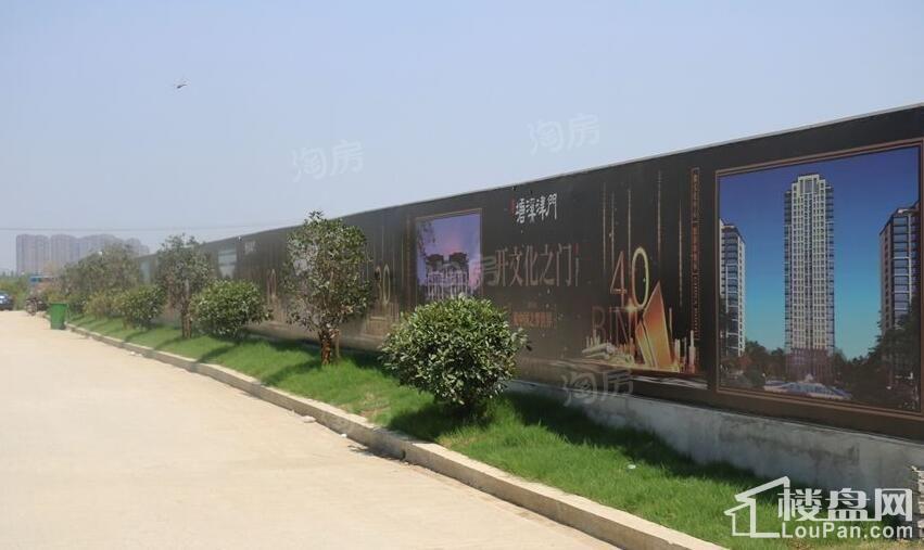 文一塘溪津门实景图