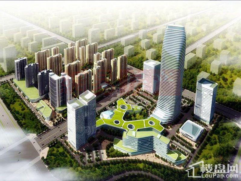 高速滨湖时代广场金融中心效果图