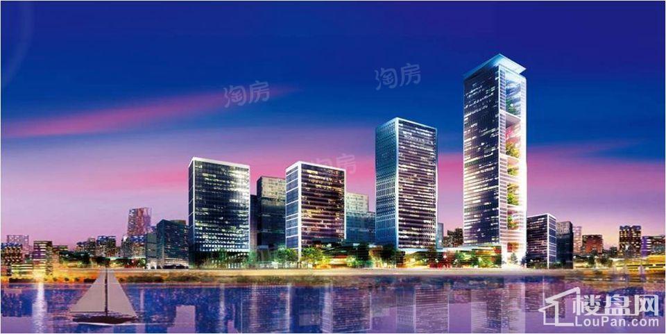 高速滨湖时代广场金融中心效果图
