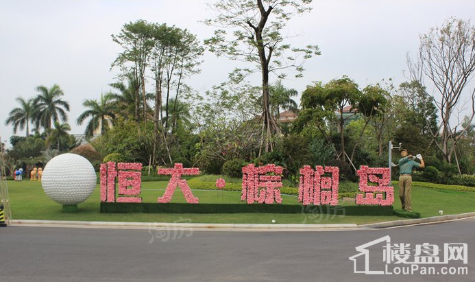 惠阳恒大棕榈岛实景图