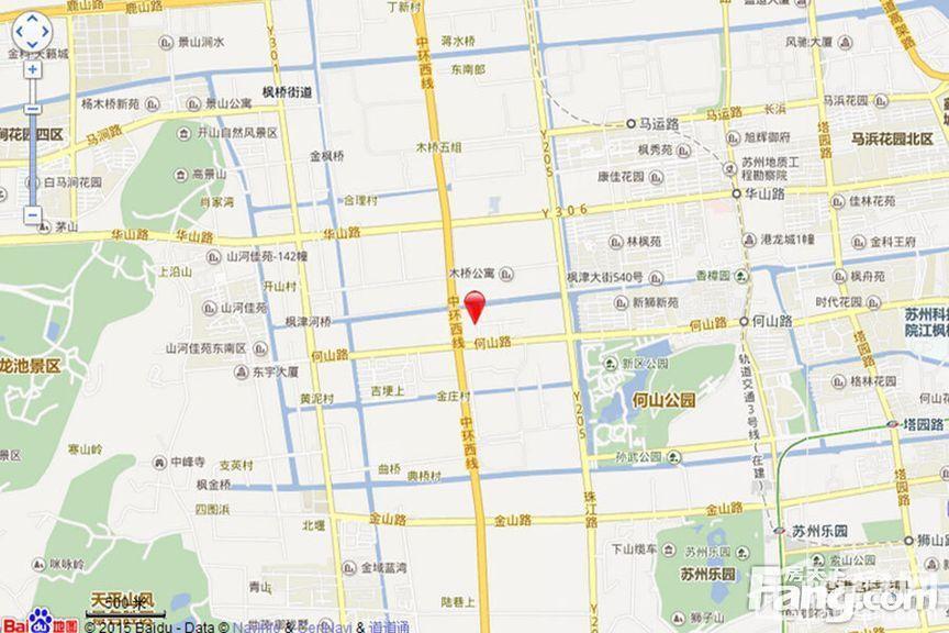 金地名悦位置图