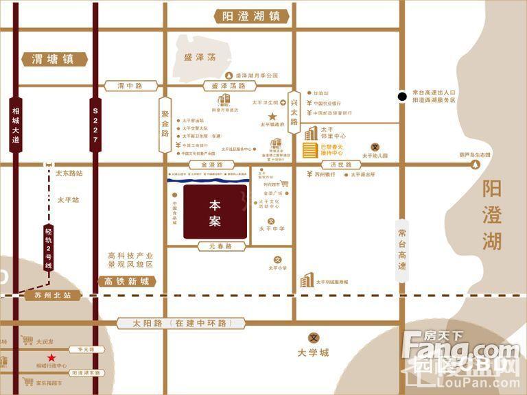 春天璟墅位置图