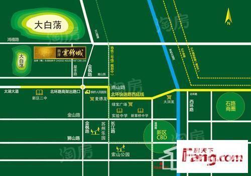 惠泽·云锦城位置图