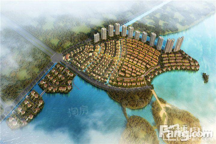 一湾湖墅效果图