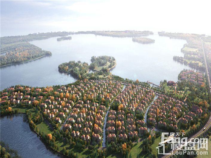 一湾湖墅效果图