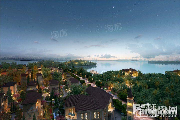 一湾湖墅效果图