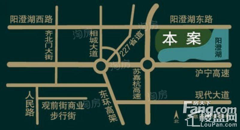 银丽高尔夫公寓位置图