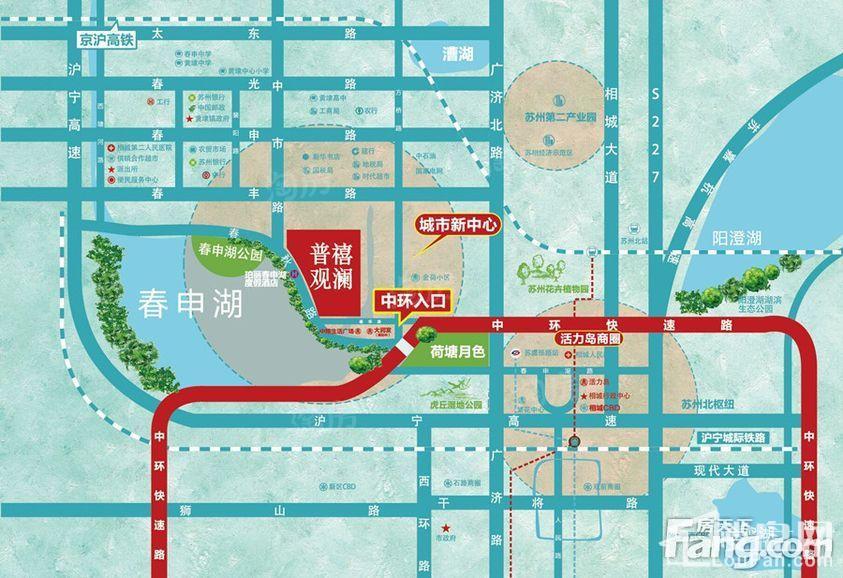 普禧观澜位置图