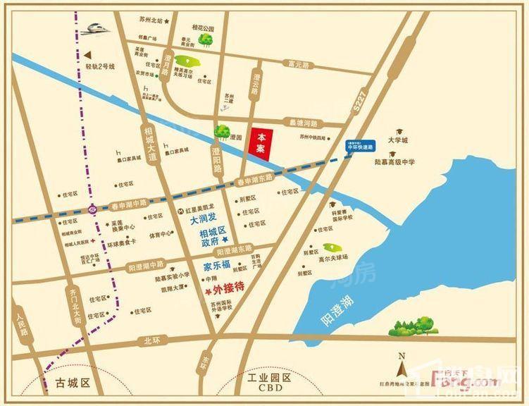 红鼎湾花园位置图