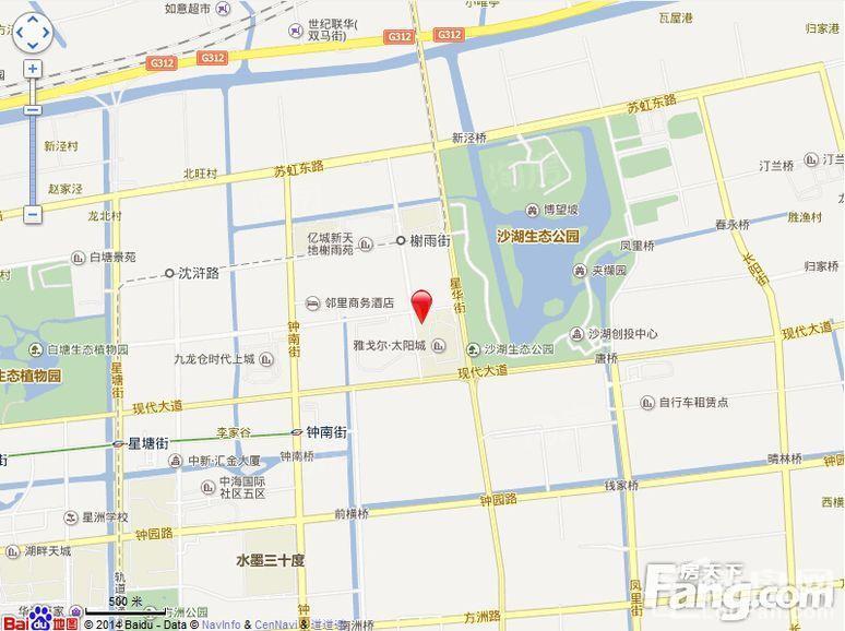 雅戈尔天宸位置图