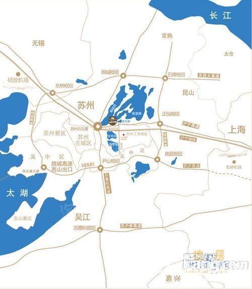 苏州中信森林湖位置图