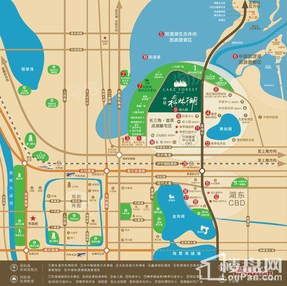 苏州中信森林湖位置图