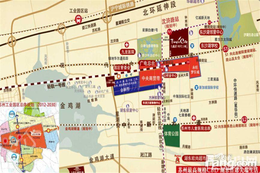 九龙仓时代上城国宾峯位置图