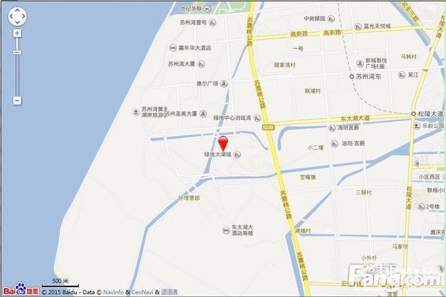 绿地海珀宫爵位置图